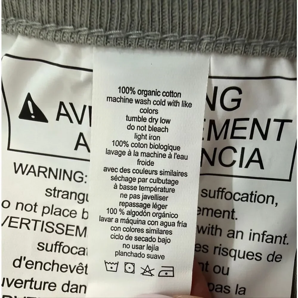 NWT Monica and Andy Organic Cotton 8 piece Blanket and Burp Cloth Bundle - Gende
